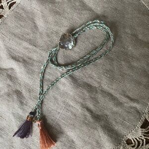 Kendra Scott Abalone Macrame Wrap Bracelet